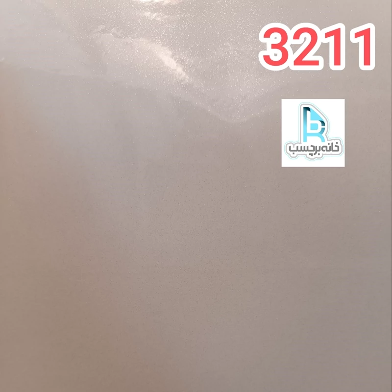 برچسب کابینت سفید هایگلاس اکلیلی ضخیم کد 3211