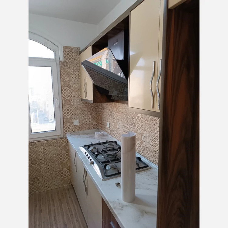 برچسب کابینت کرم نخودی براق کد 6805