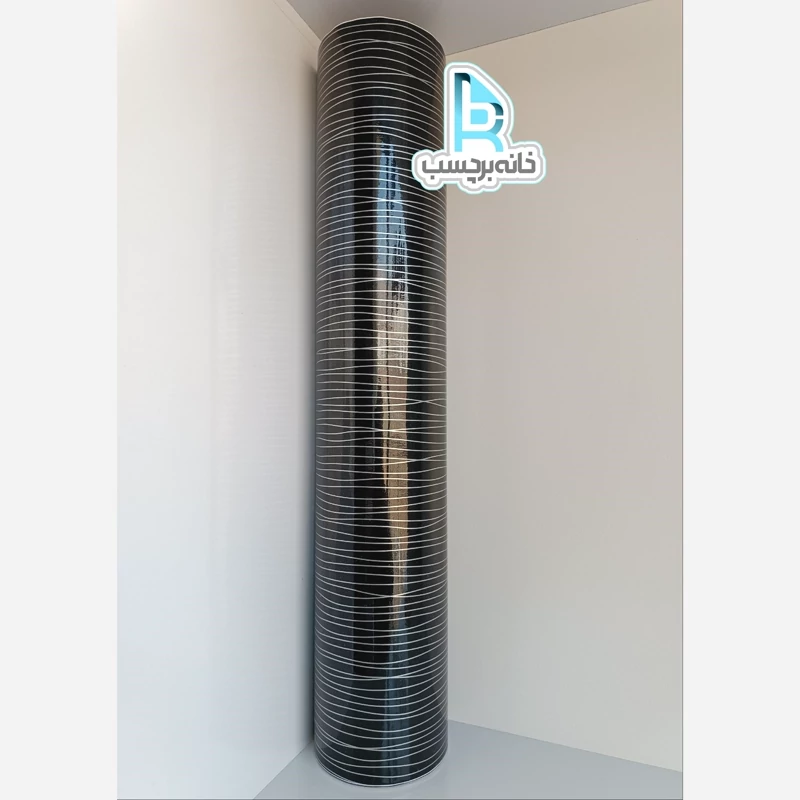 برچسب کابینت طرح باران کد 6243 مشکی هایگلاس