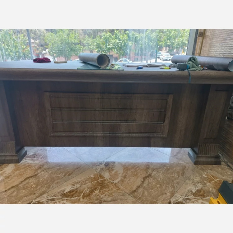 برچسب کابینت طرح چوب طوسی کد 6304 عرض 90