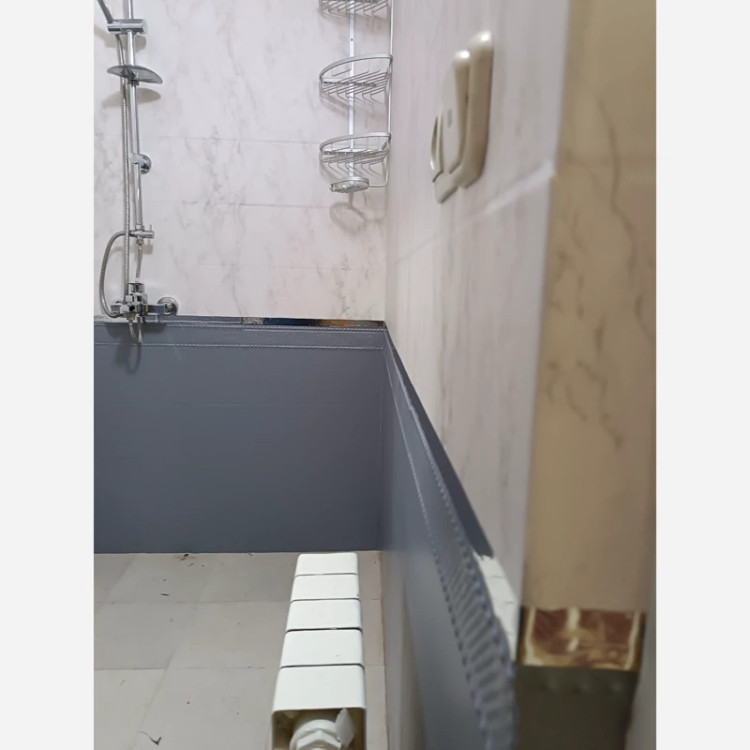 برچسب کابینت طرح سنگ مات کد 3555 سفید و کرم با رگه های طوسی