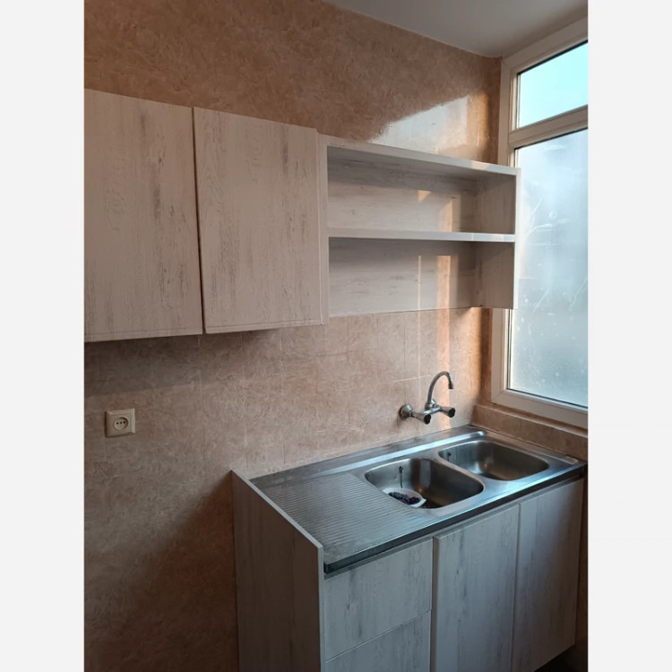 برچسب کابینت طرح سنگ هایگلاس کد 3523 کرم پتینه ای