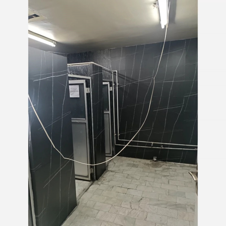 برچسب کابینت طرح سنگ مات کد 8150 طوسی رگه سفید ضخیم