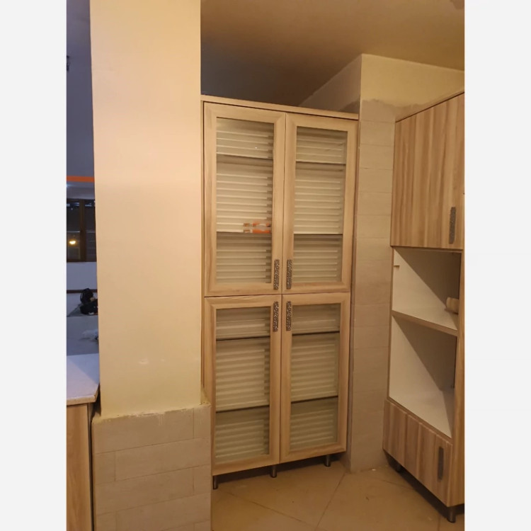 برچسب کابینت طرح کرم طوسی کد 1346