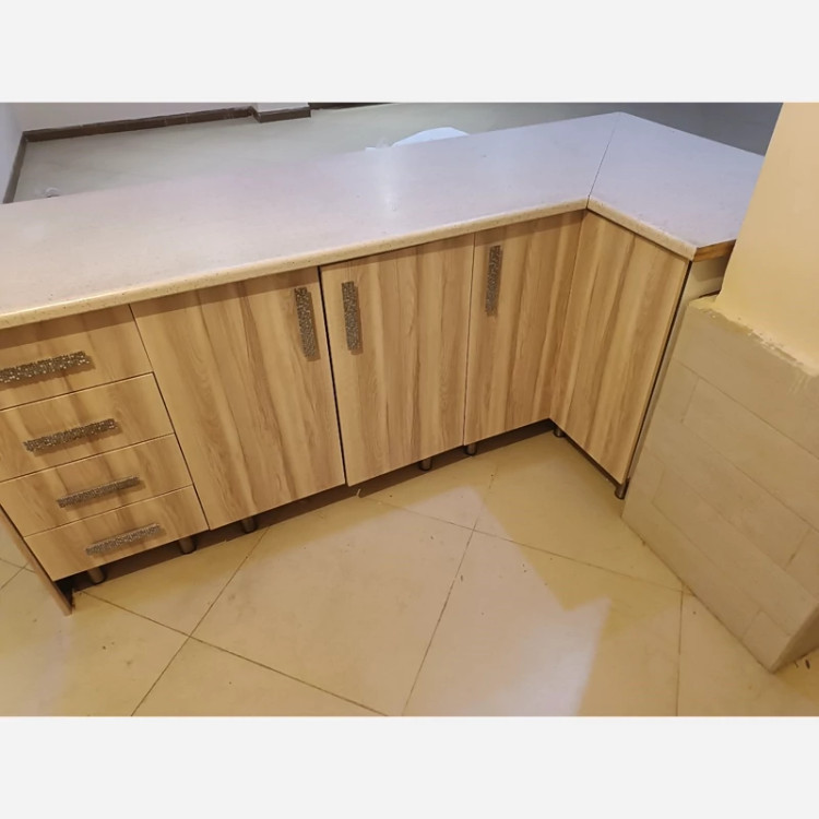 برچسب کابینت طرح کرم طوسی کد 1346