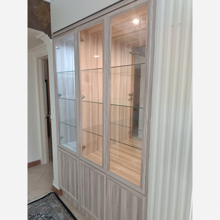 برچسب کابینت طرح کرم طوسی کد 1346