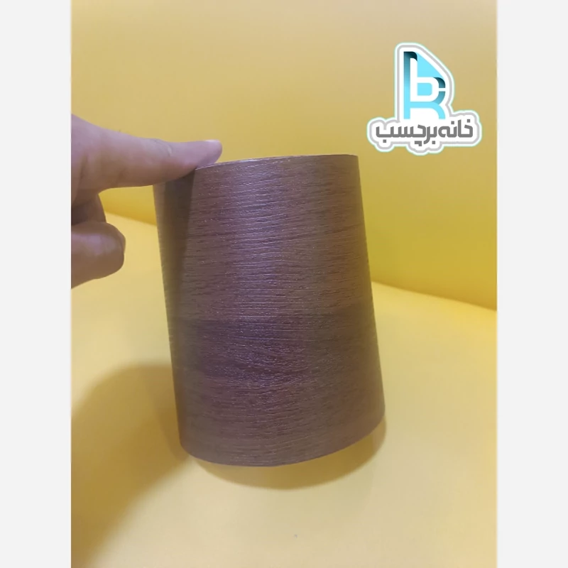 برچسب قرنیز کد 6227 طرح چوب قهوه ای روشن