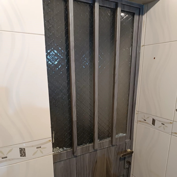 برچسب کابینت طرح چوب کد 6302برجسته طوسی پررنگ