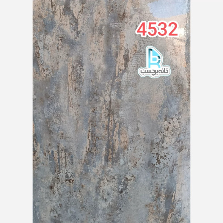 برچسب کابینت طرح سنگ هایگلاس کد 4532 نقرابی