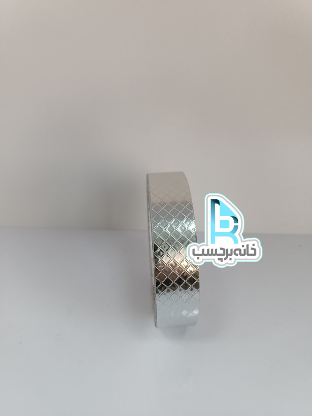 برچسب نواری طلایی دیسکاوری طرحدار لوزی و چرمی