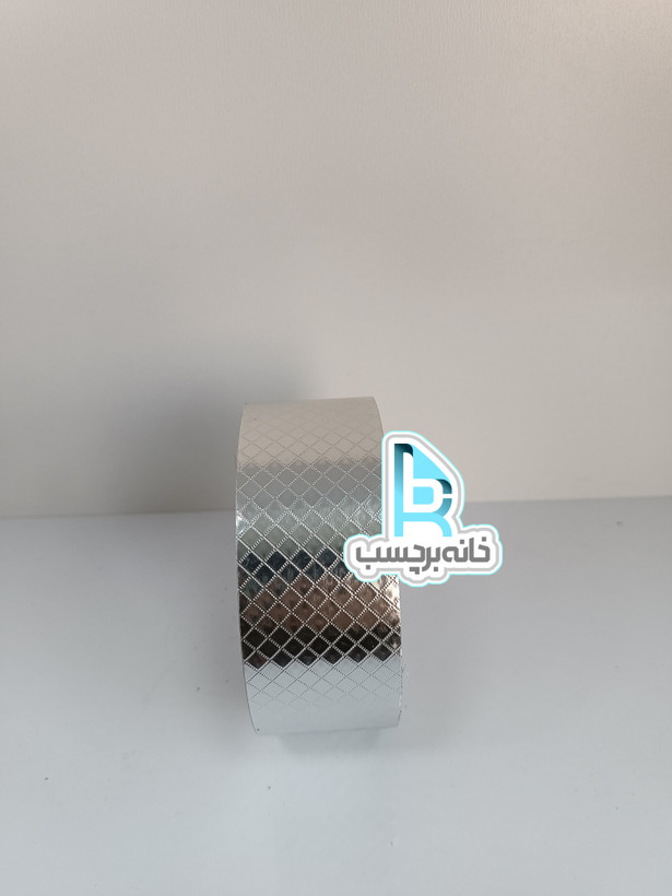 برچسب نواری طلایی دیسکاوری طرحدار لوزی و چرمی