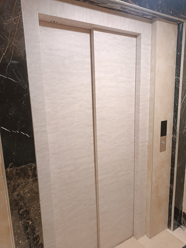 برچسب کابینتکد 4525 طرح بتن پتینه ای کرم برجسته