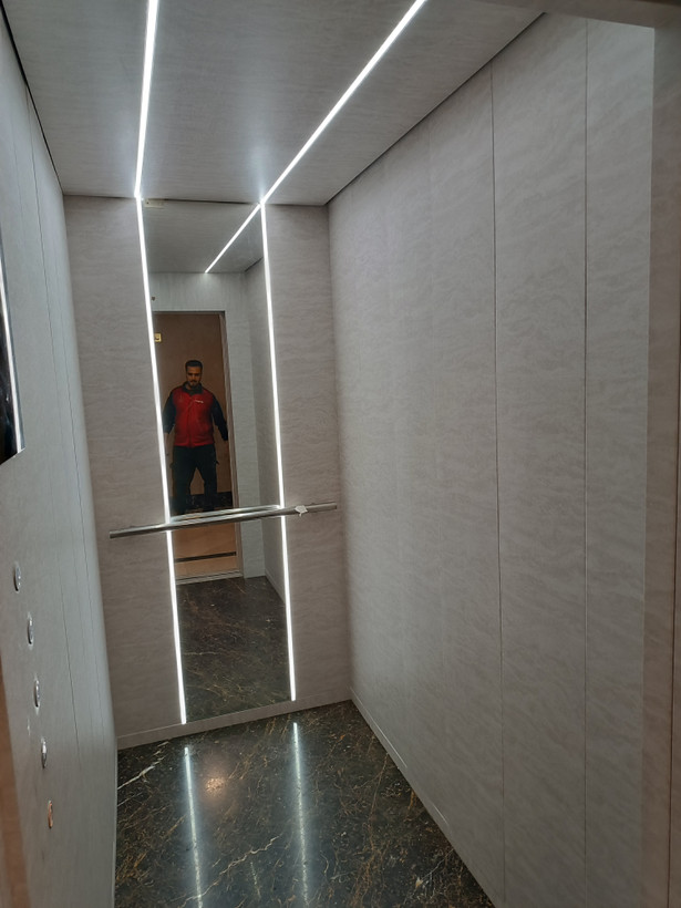 برچسب کابینتکد 4525 طرح بتن پتینه ای کرم برجسته
