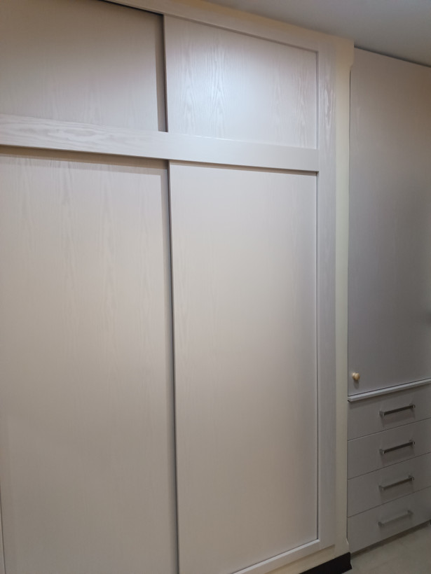 برچسب کابینت طرح چوب کد 6296 ممبران سفید صدفی