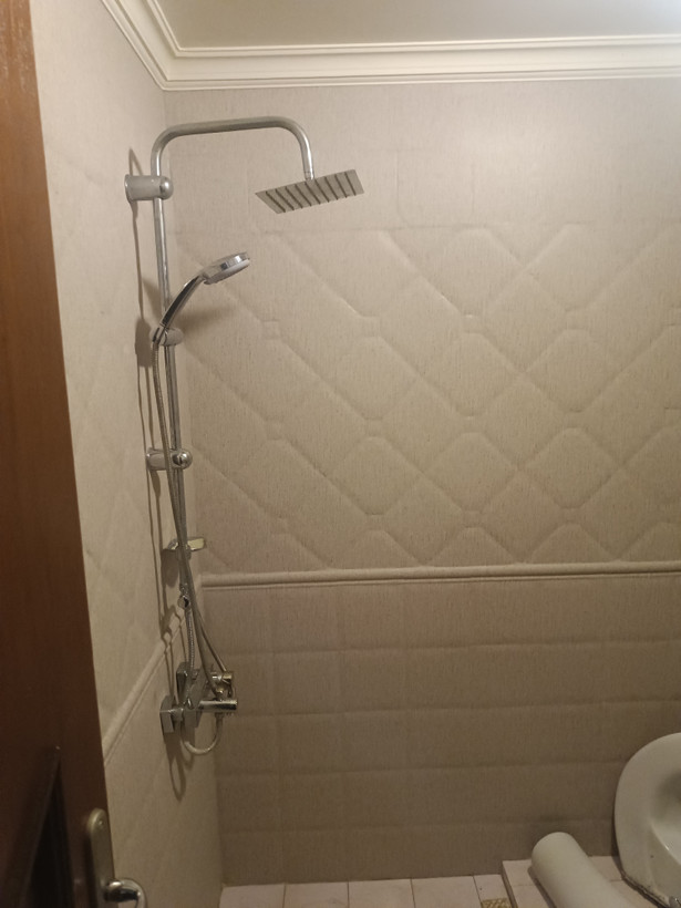 برچسب کابینت و دکوری کد 7514 طرح کنف درشت بافت کرم قهوه ای