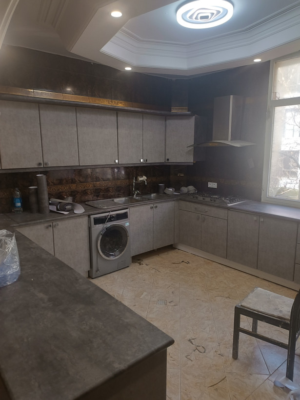 برچسب کابینت کد 4515 طرح بتن پتینه ای طوسی