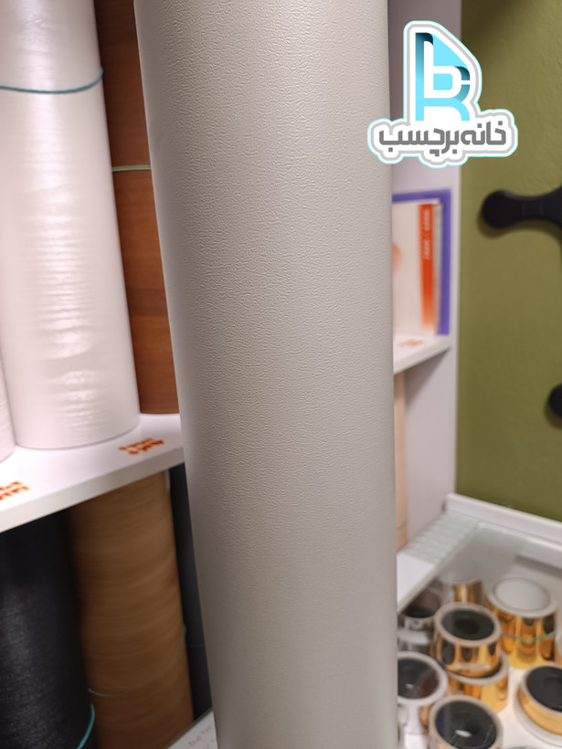 برچسب کابینت کد 7556 طرح چرم سبز و طوسی