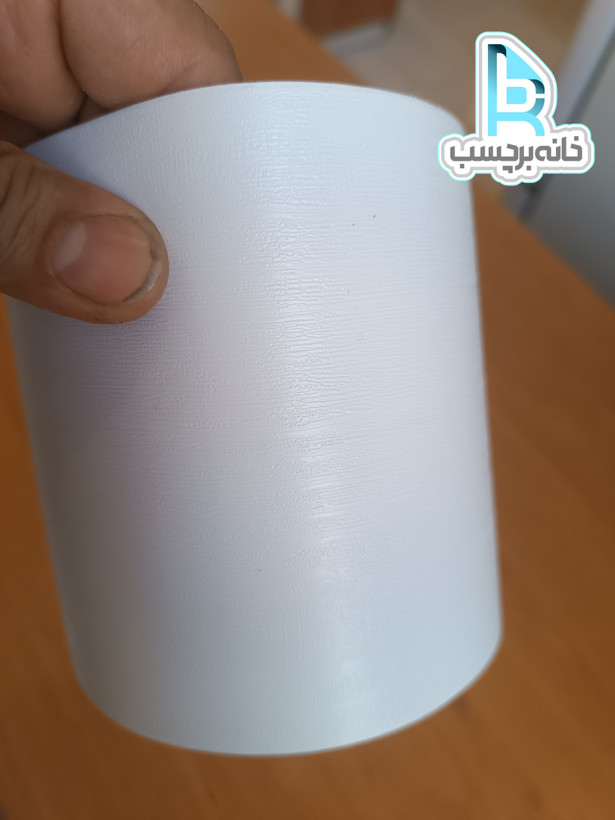برچسب قرنیزی کد 6252 طرح چوب سفید برجسته