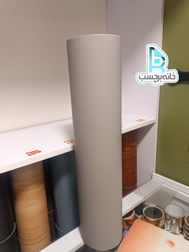 برچسب کابینت سافت تاچ کد ۲۷۰۹ طوسی فیلی روشن مات ضد حباب یا اصطلاحا بابل فری عرض ۶۰ سانت
