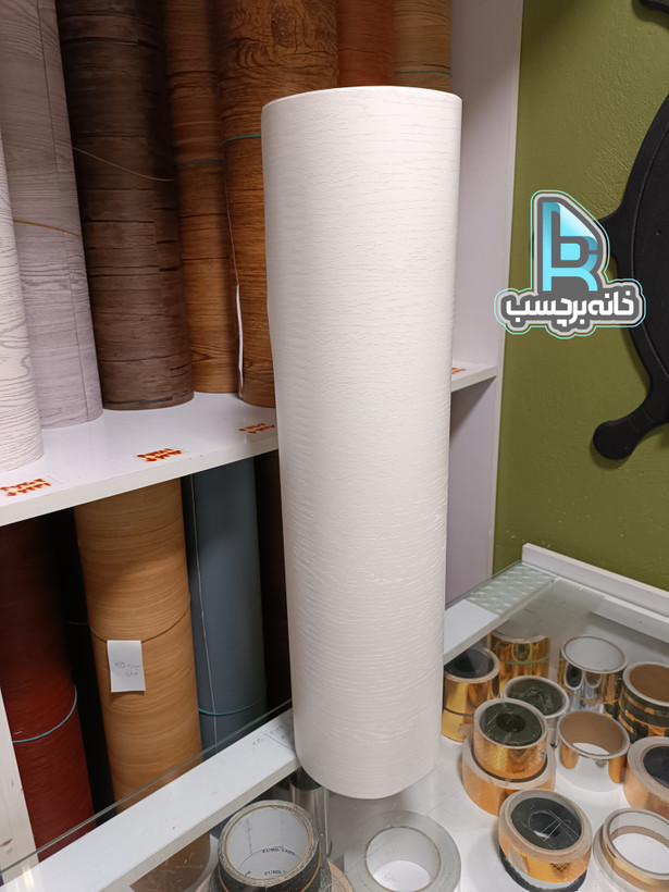 برچسب کابینت کد ۲۷۰۰ طرح چوب سفید شیری عرض ۶۰ سانت با پوشانندگی بسیار عالی