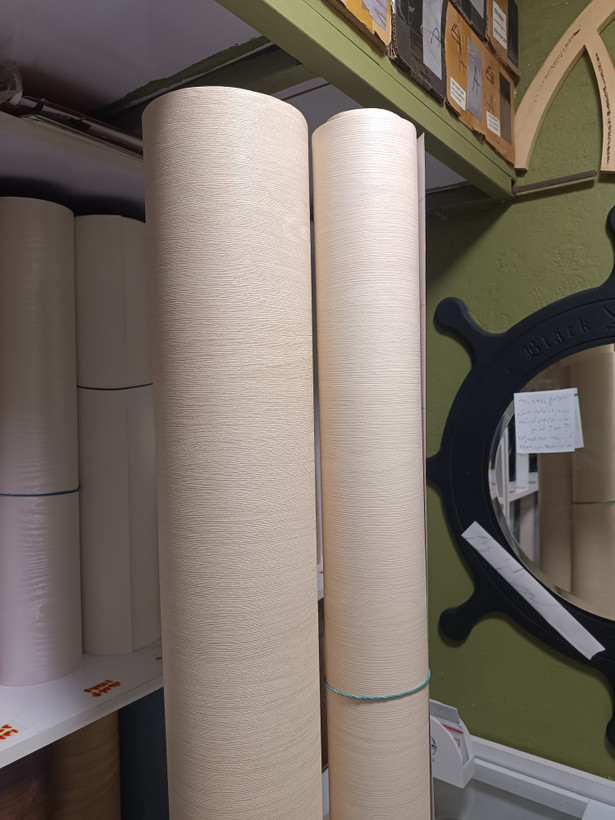 برچسب کابینت کد 6211 طرح چوب کرم برجسته عرض 90 سانت