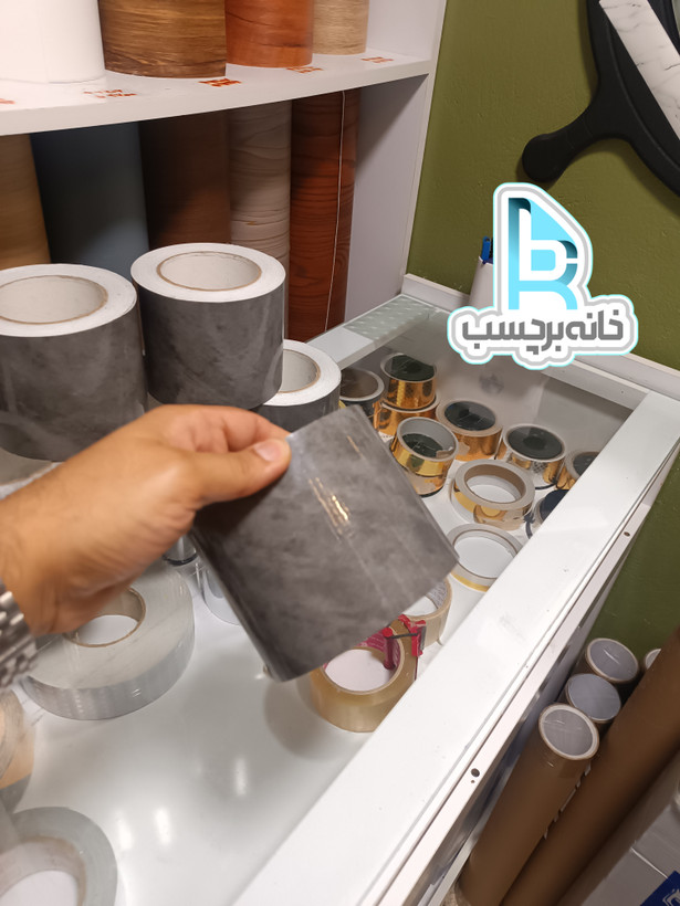 برچسب قرنیزی طرح سنگ طوسی های گلس کد ۳۵۳۶