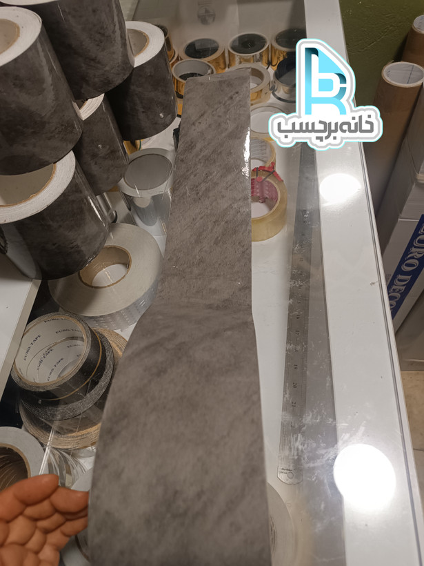 برچسب قرنیزی طرح سنگ طوسی های گلس کد ۳۵۳۶