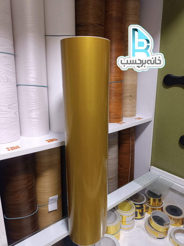 برچسب کابینت کد 9006 طلایی نیمه براق